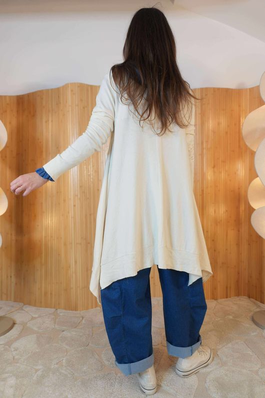 Mabel Dip Side Stretch Fine Knit Stone /30=